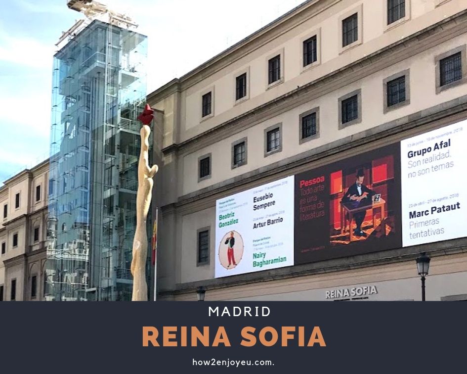 You are currently viewing マドリード、ソフィア王妃芸術センター、日曜日の午後の無料鑑賞　【Museo Nacional Centro de Arte Reina Sofía】