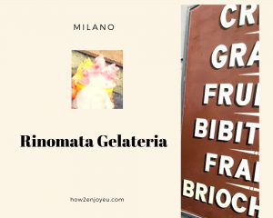 Read more about the article ミラノでジェラートを食べるなら、【Rinomata Gelateria】がイチオシ！