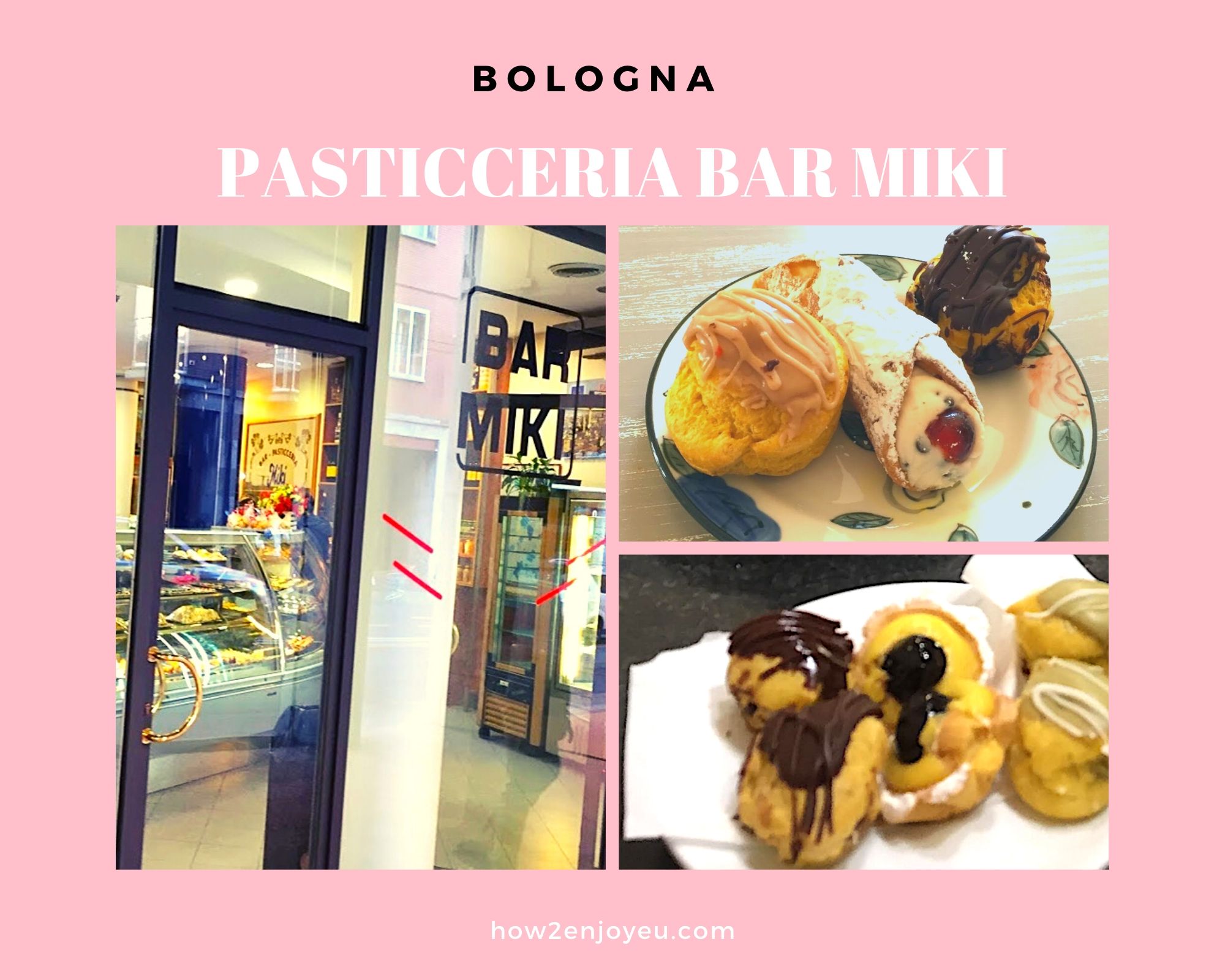 You are currently viewing ボローニャ、【Pasticceria Bar Miki】のシュークリームにハマりすぎた
