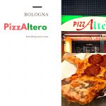 ボローニャの超有名ピザ屋【Pizzeria Altero】あれっ、看板は「PizzAltero」？