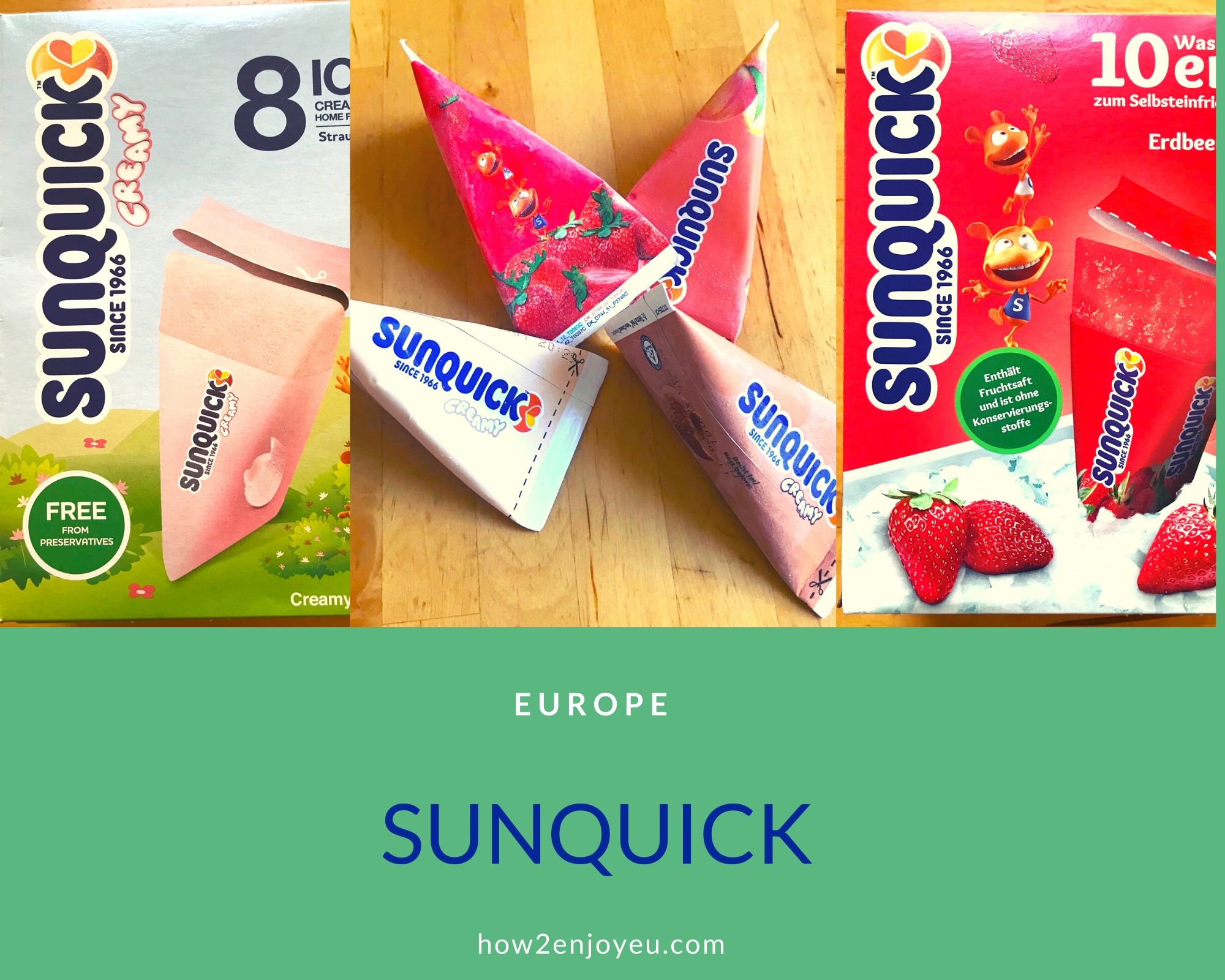 Read more about the article お家の冷凍庫で凍らせて食べるアイス「SUNQUICK」はヨーロッパのチューペット？