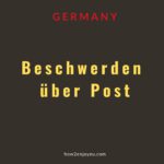 郵便や宅配への苦情が増加するドイツ