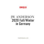 2020年JW ANDERSONの秋冬物、ドイツではこれがすでに完売っぽい