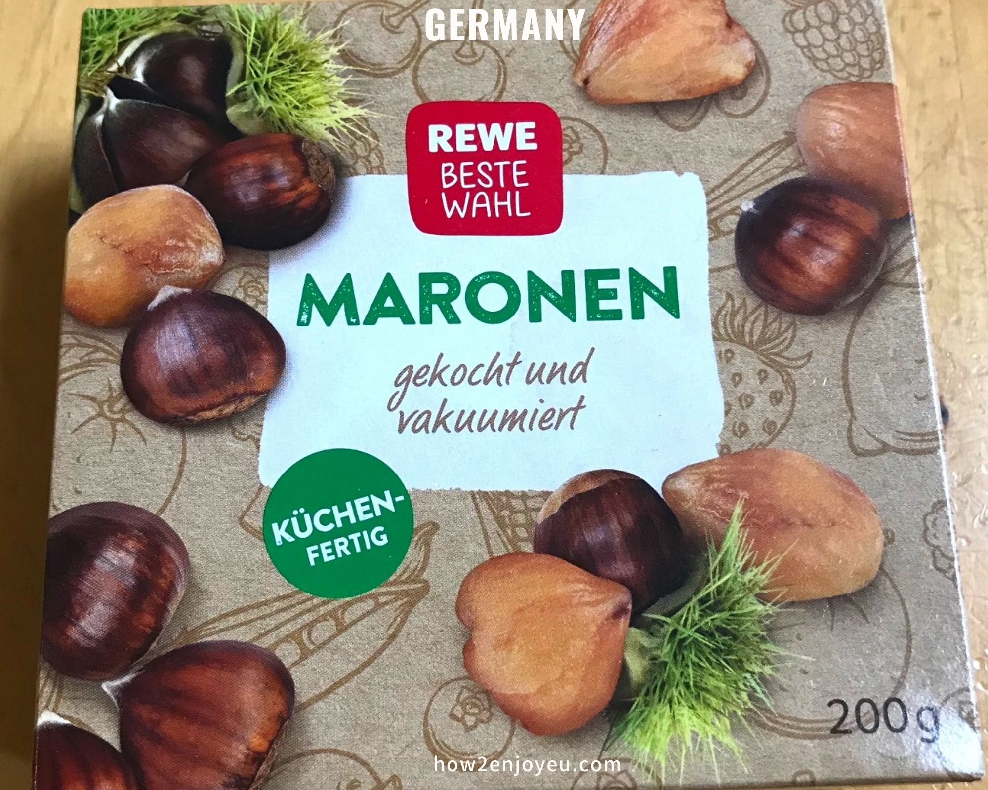 Read more about the article REWEの「MARONEN」なら、栗ごはんをドイツで手軽に楽しめる