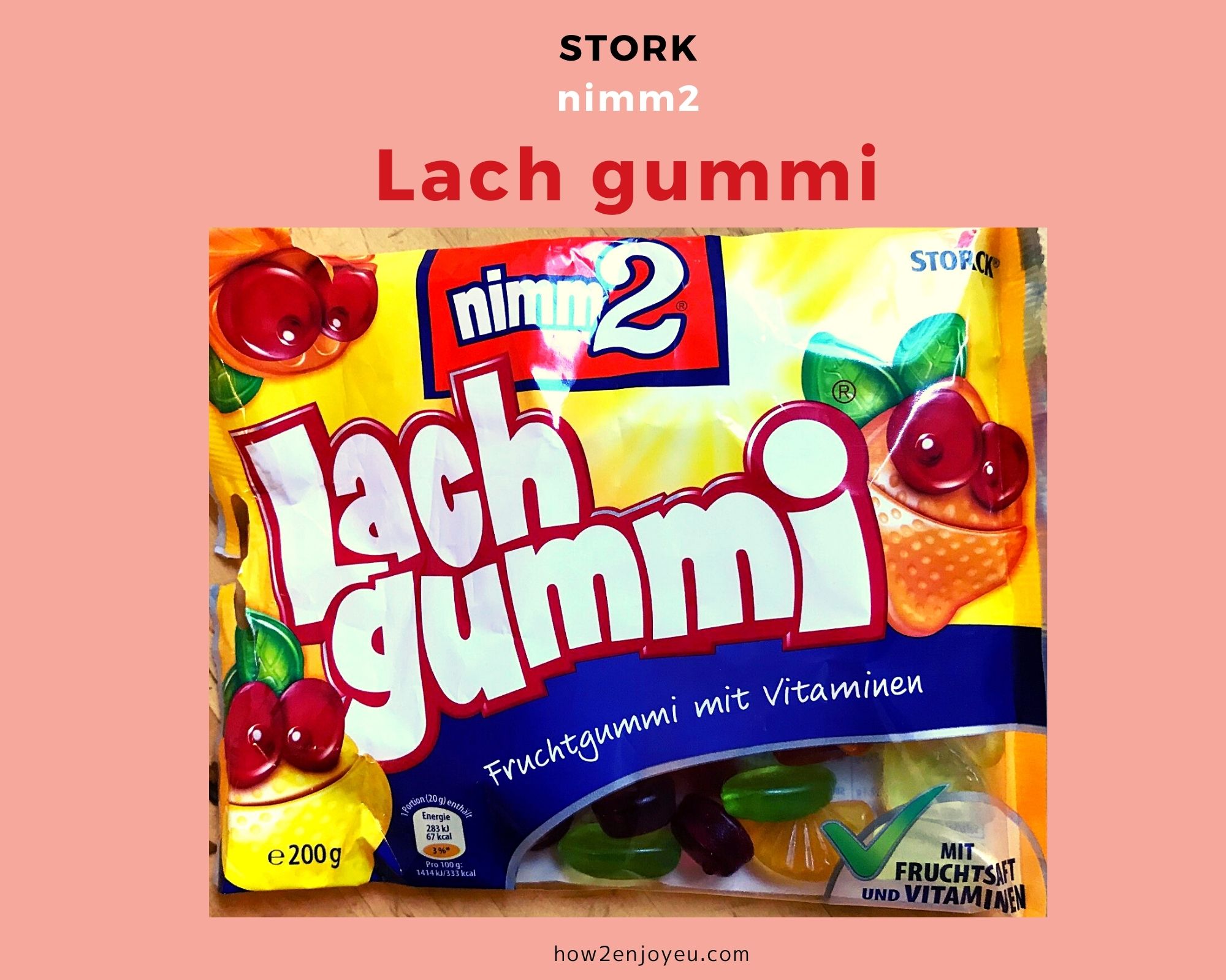 Read more about the article ストーク社の看板商品、【nimm2 Lach gummi】