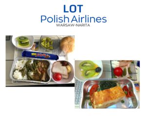 Read more about the article ワルシャワ発、成田行き、ポーランド航空LOT、エコノミークラスの機内食は2回